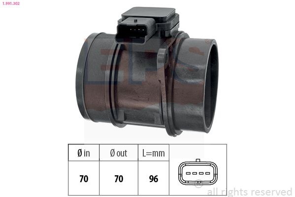EPS Luftmassenmesser (LMM) 1.991.302 1.991.302 EPS Luftmassenmesser (LMM) Tabelle