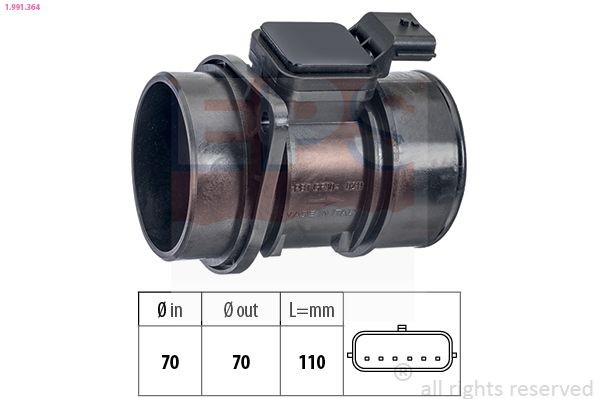 EPS Debimetro 1.991.364 1.991.364 costo Debimetro CITROËN NEMO EPS