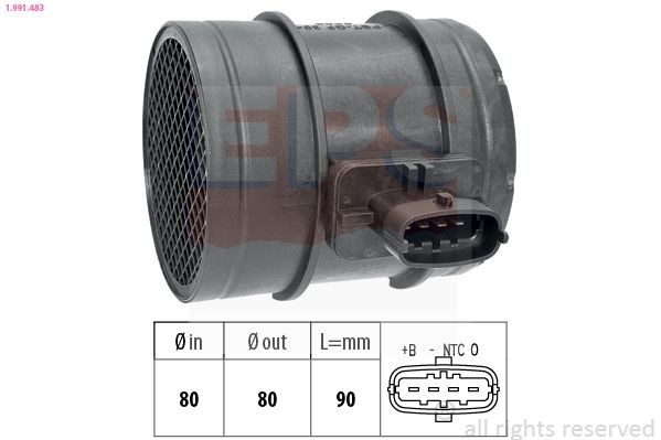 EPS Luchtmassameter (LMM) 1.991.483 MAF EPS FR-V 1.991.483 goedkoop