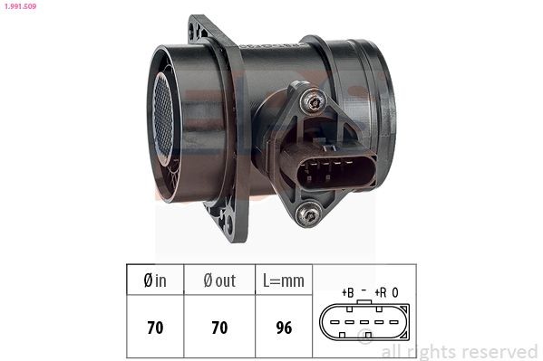 EPS Luchtmassameter (LMM) 1.991.500 1.991.500 Luchtmassameter (LMM) EPS HONDA FR-V