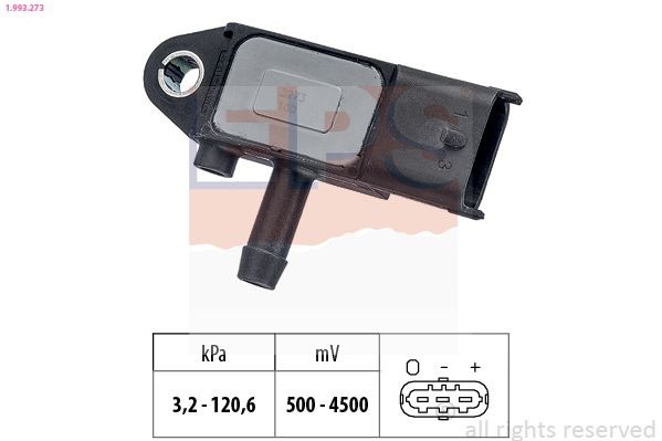 Andur, heitgaasisurve EPS 1.993.273 EPS 1.993.273: Andur heitgaasisurve Opel INSIGNIA 2008