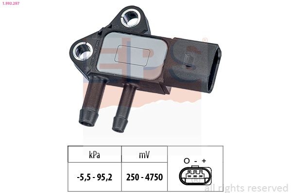 EPS Differenzdrucksensor 1.993.297 Differenzdrucksensor EPS Tesla MODEL S 1.993.297