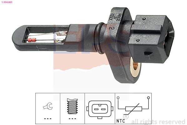 EPS Sensore, Temperatura aria aspirata 1.994.001 1.994.001 Sensore di temperatura EPS SEAT EXEO costo