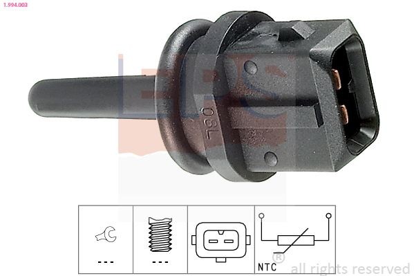 EPS Αισθητ., θερμοκρ. αναρροφ. αέρα 1.994.003 1.994.003 Αισθητήρας θερμοκρασίας EPS OPEL MOVANO