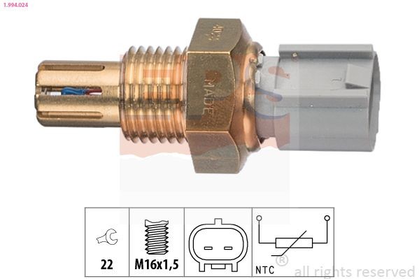 EPS Ansauglufttemperatursensor 1.994.024 Ansauglufttemperatursensor EPS Citroën DS3 1.994.024