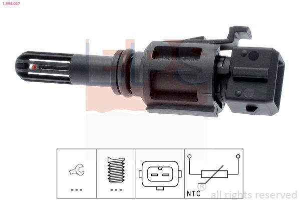 EPS Ansauglufttemperatursensor 1.994.027 1.994.027 EPS SKODA Ansauglufttemperatursensor