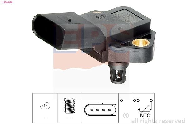EPS Ansauglufttemperatursensor 1.994.040 Ansauglufttemperaturfühler EPS PROCEED 1.994.040 günstig