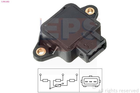 EPS Sensore posizione farfalla 1.995.002 EPS 1.995.002 Sensore valvola farfalla Corolla VI SW (E90) originale prezzo