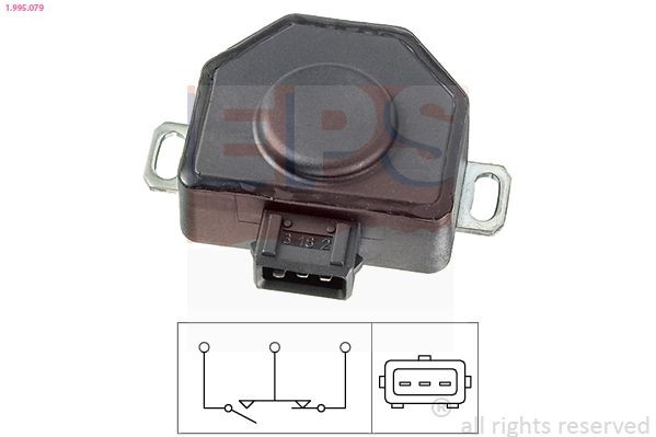 Gasklep positiesensor EPS 1.995.079 EPS 1.995.079 Gasklepsensor Mercedes-Benz SPRINTER 2010