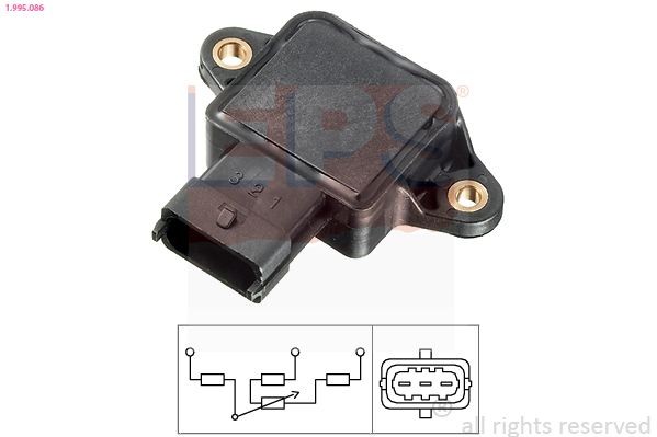 EPS Gasklep positiesensor 1.995.086 EPS 1.995.086 Gasklep positiesensor Daihatsu TERIOS originele