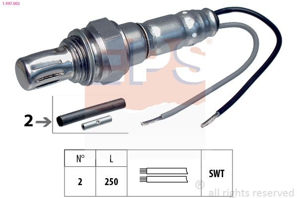 EPS Sonda lambda 1.997.002 Sensor lambda EPS YARIS 1.997.002 baratos