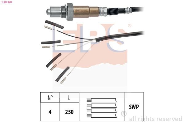 EPS Sonda lambda 1.997.007 1.997.007 costo Sonda lambda BMW X2 EPS