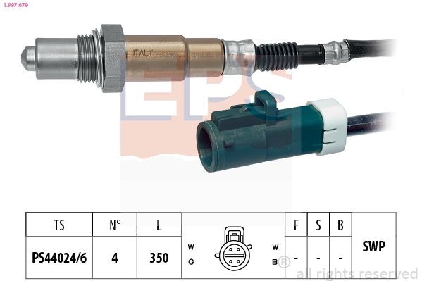 EPS Lambdasonde 1.997.679 Regelsonde EPS Mazda BT-50 1.997.679