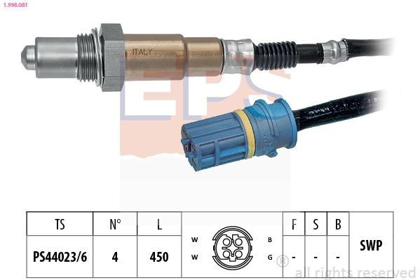 EPS Sonda lambda 1.998.081 1.998.081 costo Sonda lambda BMW X2 EPS