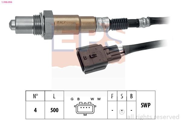 EPS Lambdasonde 1.998.094 1.998.094 O2 Sensor RENAULT SAFRANE EPS kaufen