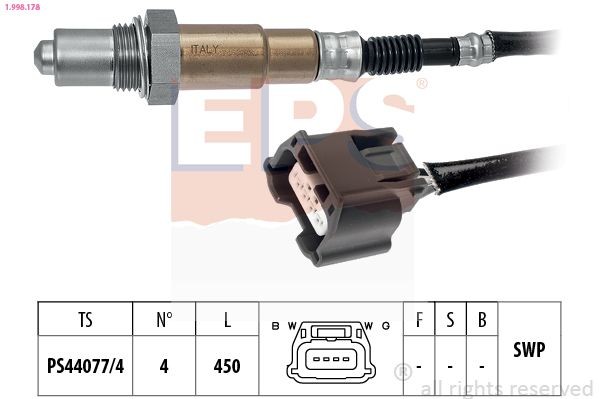 EPS Sonda lambda 1.998.178 EPS 1.998.178 Sensore lambda Nissan Maxima J30 prezzo