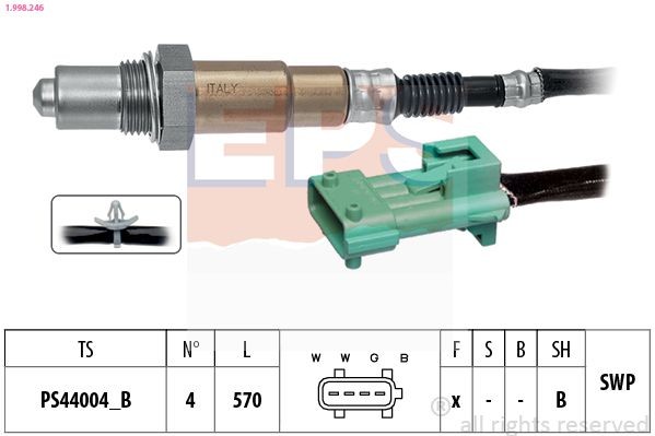 EPS Lambda sonda 1.998.246 Lambda sonda EPS 605 1.998.246 lacné