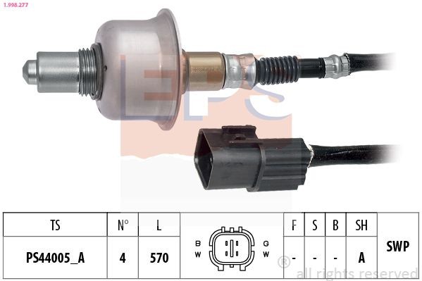 EPS Lambdasonde 1.998.277 1.998.277 NOx-Sensor EPS TESLA Kosten