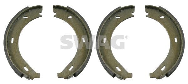 SWAG Sada brzd. čeľustí parkov. brzdy 10 92 2680 10 92 2680 Čeľustí parkovacej brzdy SWAG MERCEDES-BENZ Trieda C