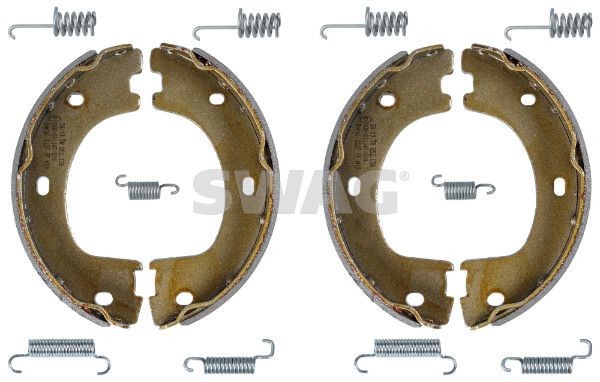 Piduriklotside komplekt SWAG 10 93 4314 SWAG 10 93 4314 Trummelpiduriklotsid MERCEDES-BENZ G-klass 2008