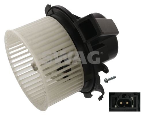 SWAG El-motor, kabineblæser 10 93 8024 Kabineblæser SWAG Renault TWINGO 10 93 8024