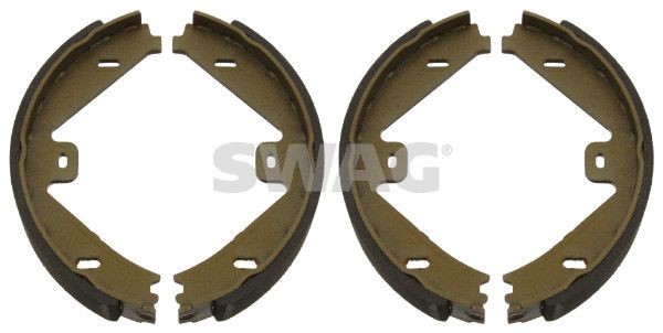 SWAG Piduriklotside komplekt, seisupidur 10 93 9716 Piduriklotside seisupidur SWAG 5. Seeria 10 93 9716 odav