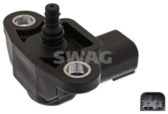 SWAG Sensor, boost pressure 10 94 4466 AUDI Q7 SWAG boost pressure sensor 10944466