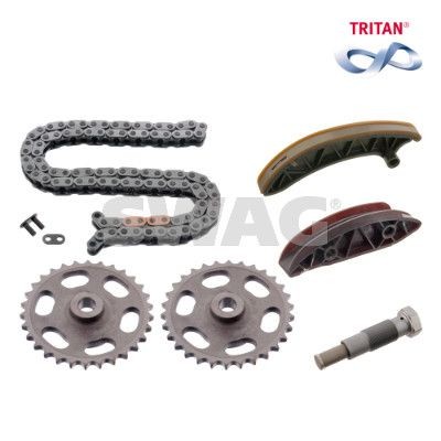 Timing chain kit SWAG 10 94 9571 SWAG 10 94 9571 Mercedes SPRINTER 2019 Timing chain set price