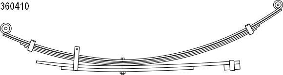 CS Germany Molas de lâminas 10.360.410.00 10.360.410.00 CS Germany Mola de caminhão Kia baratos