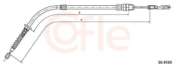 COFLE Handbremsseil 10.4310 10.4310 COFLE Mini F56 Handbremsseil kaufen