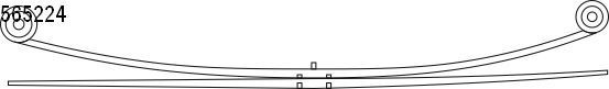 CS Germany Listová pružina 10.565.224.00 CS Germany 10.565.224.00 List prużiny Ford Mondeo MK1 Kombi cena