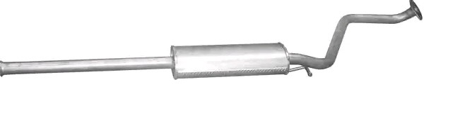 Vidējais izpl. gāzu trokšņa slāpētājs POLMO 10.70 POLMO 10.70 Vidējais trokšņa slāpētājs HYUNDAI SANTA FE 2025