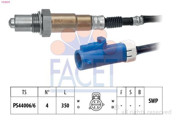 FACET Lambdasonde 10.8224 NOx-Sensor FACET Mazda BT-50 10.8224