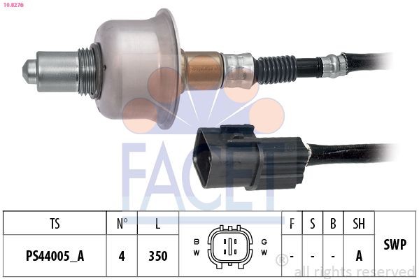 FACET Lambda sensor 10.8276 FACET 10.8276 Rio IV Saloon (SC, FB) lambda sensor cost