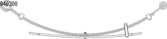 CS Germany Lames de ressort 10.940.200.00 10.940.200.00 Lame de ressort MG MG CS Germany