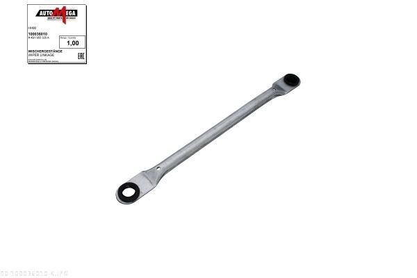 AUTOMEGA Drivarm, torkarmekanism 100036010 100036010 AUTOMEGA torkartransmission Seat Mii