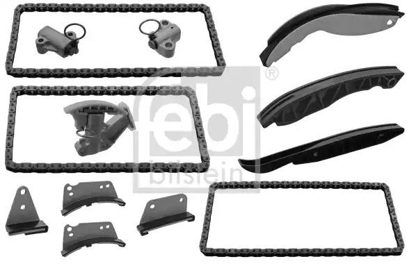 FEBI BILSTEIN Sadales vārpstas piedziņas ķēdes komplekts 100140 100140 Sadales vārpstas piedziņas ķēde HYUNDAI COUPE FEBI BILSTEIN