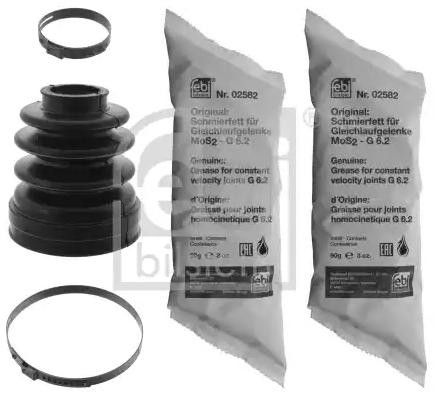 FEBI BILSTEIN Mansjettsett, drivaksel 100344 FEBI BILSTEIN 100344 Drivknutsdamask Citroen C1 2 originale pris