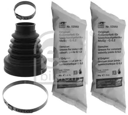 FEBI BILSTEIN Drivaksel Manchetsæt 100347 Trækaksel manchet FEBI BILSTEIN Tesla MODEL 3 100347