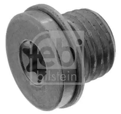 Kierretulppa, öljypohja FEBI BILSTEIN 100497 FEBI BILSTEIN 100497 SKODA FABIA 2019 Öljyn tyhjennystulppa
