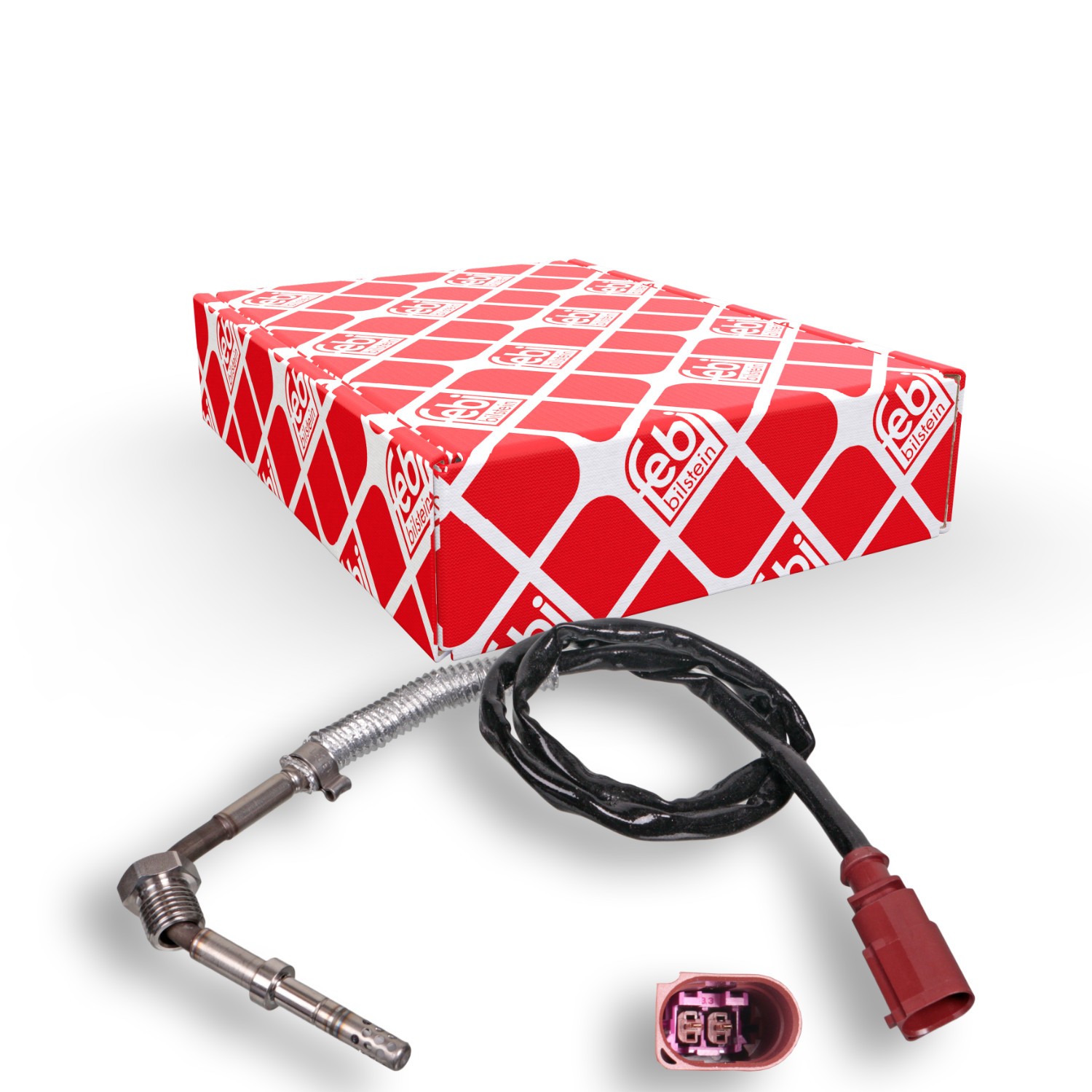 FEBI BILSTEIN Palpeur, température des gaz 100844 Volkswagen TOUAREG Capteur de température des gaz d'échappement FEBI BILSTEIN 100844