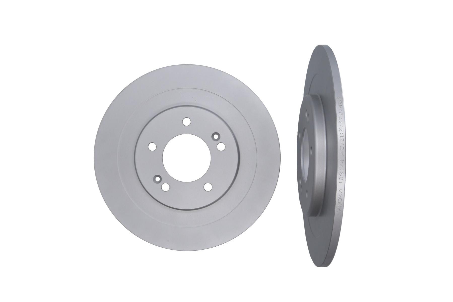 KAMOKA Disque de frein 103174 Disques de frein KAMOKA HYUNDAI 103174