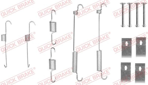 KAWE Toebehoren, remschoen 105-0846 Rem montageset KAWE TUCSON 105-0846 goedkoop