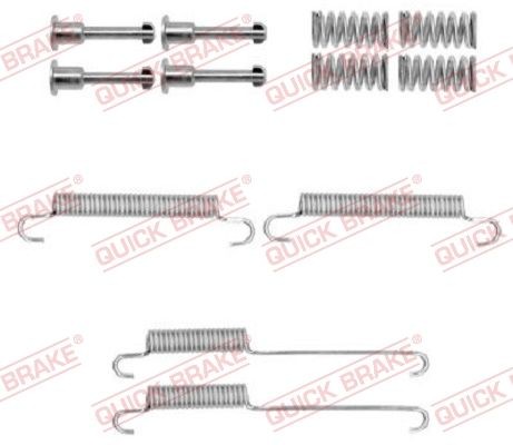 KAWE Tilbehørsett, håndbremsesko 105-0892 105-0892 Tilbehørsett bremsesko KAWE VOLVO S60