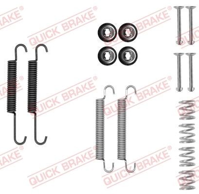 KAWE Toebehoren, parkeerremschoen 105-0893 105-0893 Rem montageset HYUNDAI TUCSON KAWE