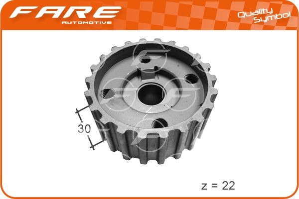 FARE SA Kurbelwellenrad 10567 10567 Zahnrad Kurbelwelle FORD FOCUS FARE SA kaufen