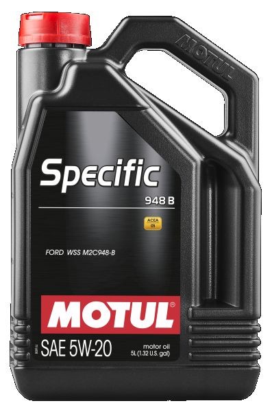 Motorolje MOTUL 106352 MOTUL Specific, 948B 106352: Motorolje til bil Jaguar F-TYPE 2014