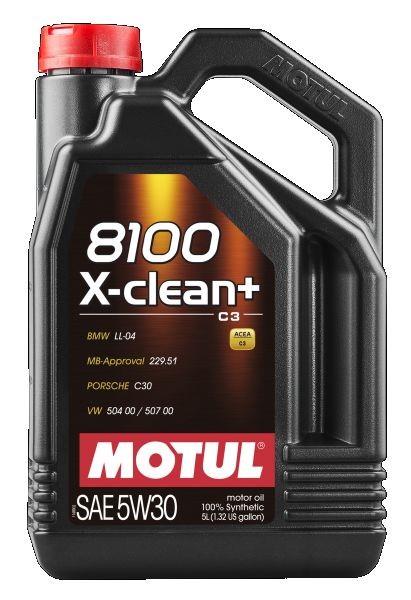 MOTUL Olej silnikowy 106377 Silnik BMW X6 (G06, F96): Olej silnikowy MOTUL 8100, X-CLEAN+ 106377
