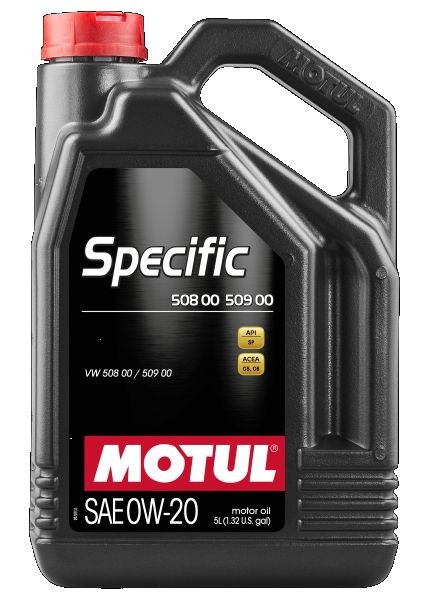 Motorolie MOTUL 107384 MOTUL Specific, 508 00 509 00 107384 Olie til biler benzin og diesel Audi A1 2022