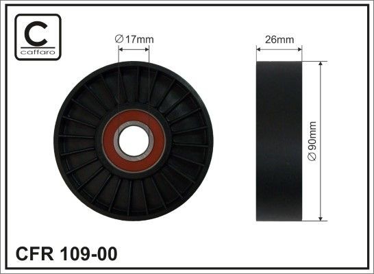 CAFFARO Spanrol, poly V-riem 109-00 Spanrol poly v riem CAFFARO CARAVAN 109-00 goedkoop